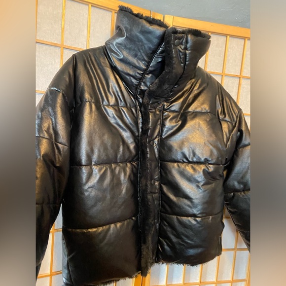 Express Vegan Leather Reversible Jacket - Picture 2 of 15